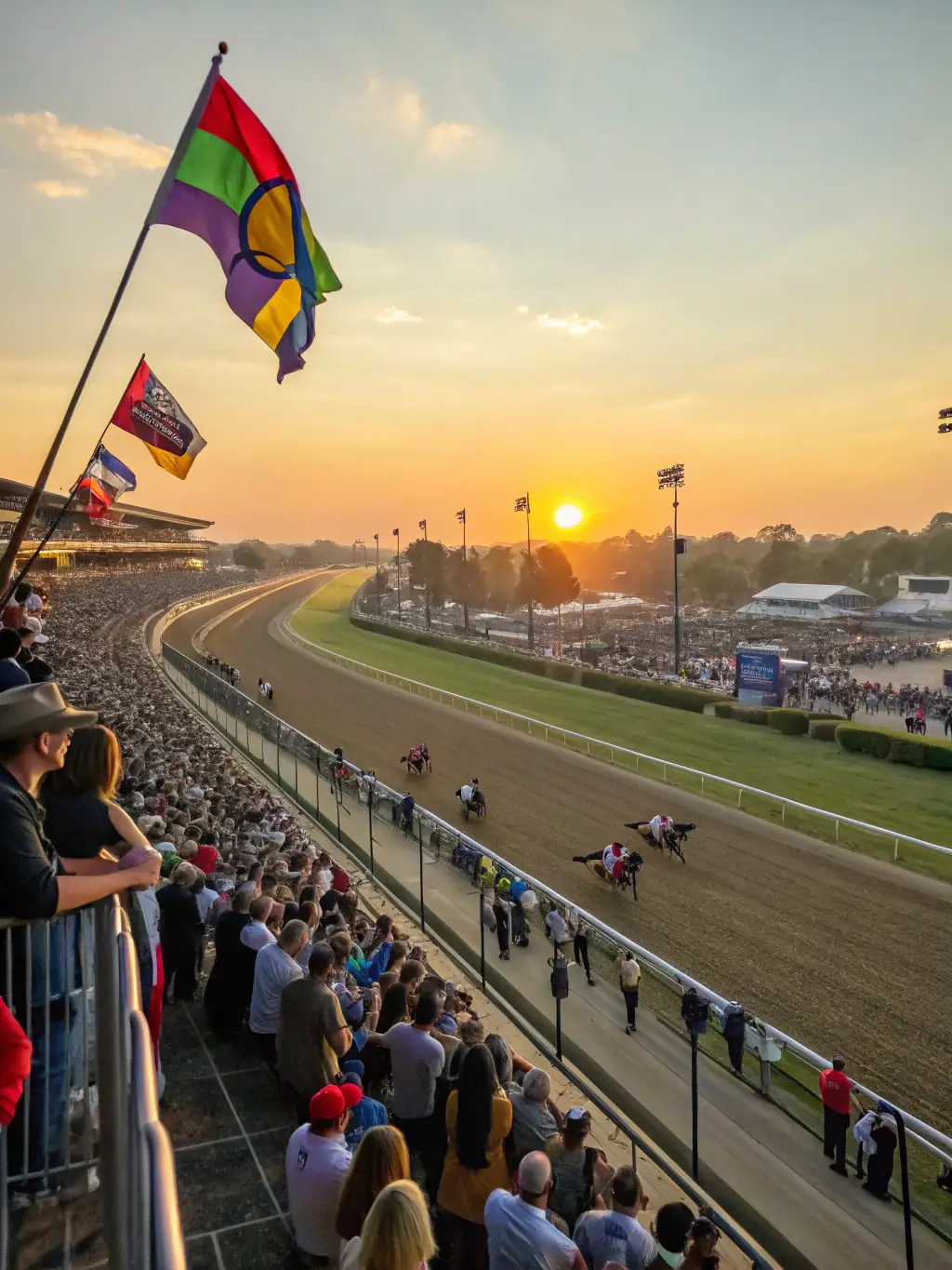 A photograph capturing the excitement of a VERDILLE ATTELAGES equestrian event, with horses and riders competing in a friendly and engaging atmosphere.